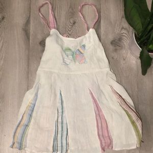 Baby dolll like tank patchwork top